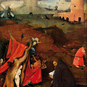 The Temptation of St Anthony by Hieronymus Bosch - Right Panel