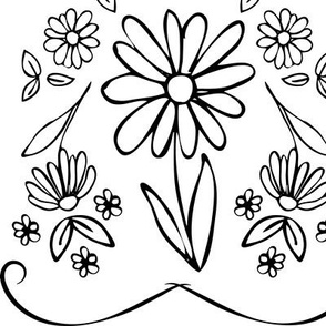 Daisy Illustration Tile