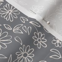 Daisy Garden on grey