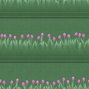Tulip Stripe Pink 18in seamless repeat