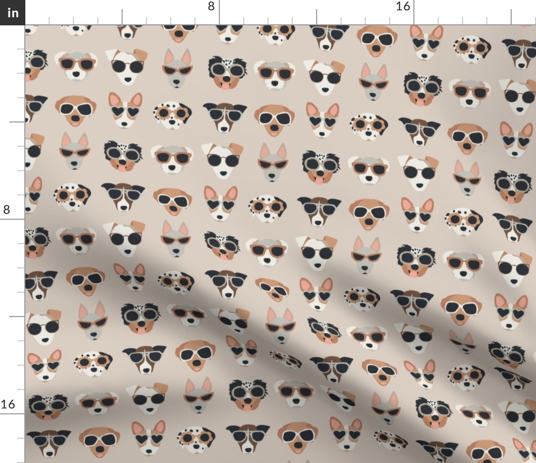 Puppy Dogs in Sunglasses - 1 1/2 inches