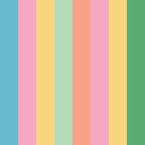 Rainbow Stripes - Large