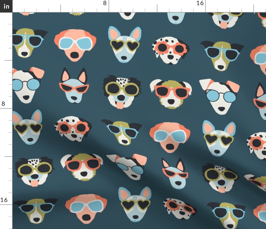 Puppy Dogs in Sunglasses Bright- 3 inches