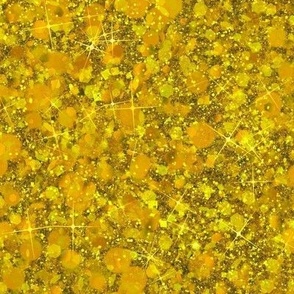 Gold Confetti Drop -- Solid Yellow Glitter -- PartyGlitter ech003 -- Glitter Mardi Gras -- Yellow Solid Faux Glitter -- Simulated Glitter Look -- Yellow Solid Sparkles Print -- 25.00in x 60.42in VERTICAL repeat -- 150dpi (Full Scale)