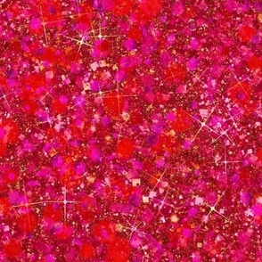 Magenta Valentine Confetti -- Solid Pink Glitter -- PartyGlitter ech004 -- Glitter Valentine Pink -- Pink Solid Faux Glitter -- Simulated Glitter Look -- Pink Solid Sparkles Print -- 25.00in x 60.42in VERTICAL repeat -- 150dpi (Full Scale)