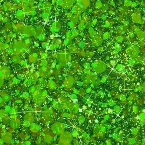 Green Confetti Drop -- Solid Green Glitter -- PartyGlitter ech006 -- Glitter Birthday Party -- Green Solid Faux Glitter -- Simulated Glitter Look -- Green Solid Sparkles Print -- 25.00in x 60.42in VERTICAL repeat -- 150dpi (Full Scale)