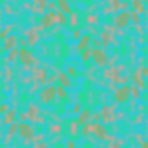 24" LARGE Groovy Cyan Background