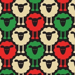 2671 B Medium - funny retro sheep