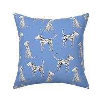 Dalmatian Dogs Blue 