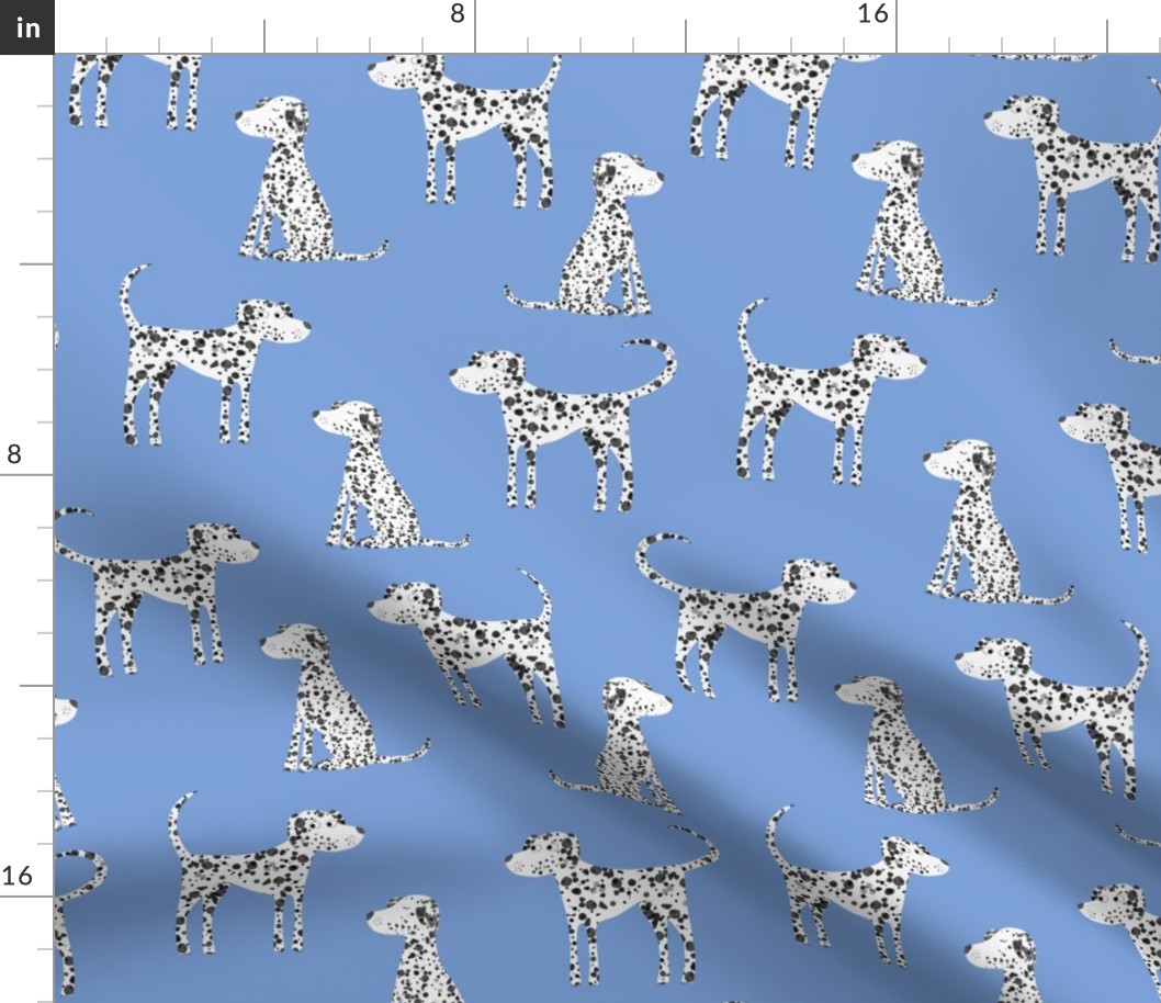 Dalmatian Dogs Blue 