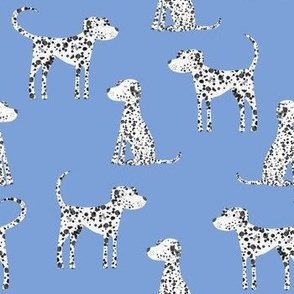 Dalmatian Dogs Blue Small Scale
