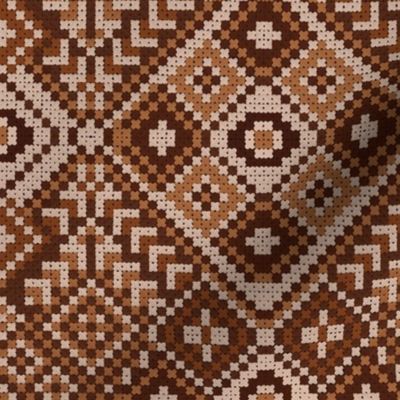  Earth tones ethnic pattern