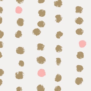 Dots brown and pink