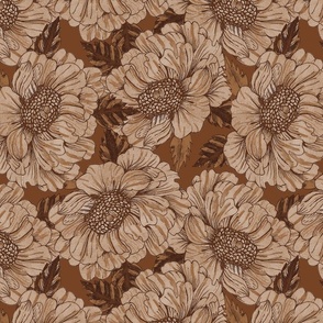 Neutral Florals_Browns