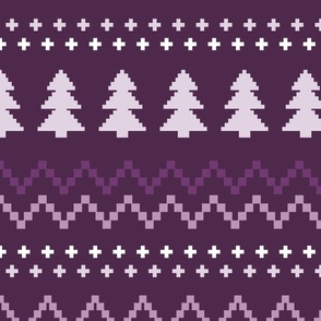 Purple Christmas Sweater 24 inch