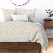 Neutral Geometric Block Print - Warm Gray 1 - Large