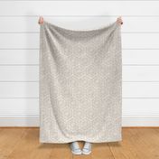 Neutral Geometric Block Print - Warm Gray 1 - Large