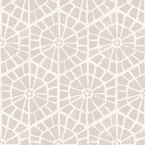 Neutral Geometric Block Print - Warm Gray 1 - Large