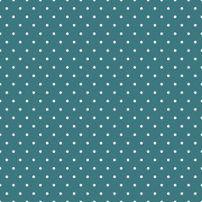 Blue Polka Dots 6 inch
