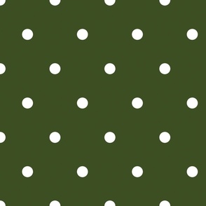 Christmas Green Polka Dots 24 inch