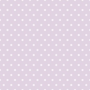 Light Purple Polka Dots 12 inch