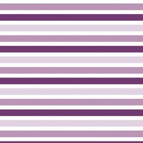 Purple Ombre Stripes 12 inch
