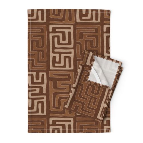 Kuba Cloth_Congo Earth Tones