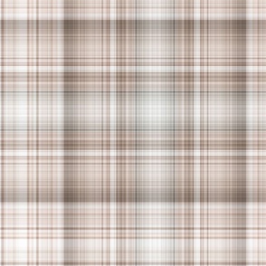 Neutral Beige & Tan Plaid - Extra Large Scale for Wallpaper and Home Decor