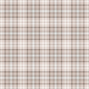 Neutral Beige & Tan Plaid - Small Scale for Apparel and Quilting