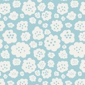 Eggshell Blue Fabric, Wallpaper and Home Decor | Spoonflower