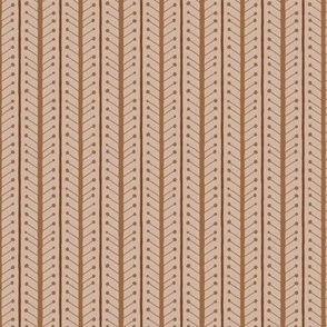 Small, Skylark Stripes, Earth Tone