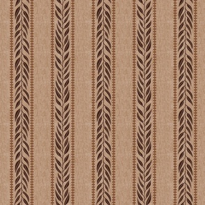 Willow Inverted Stripe, Medium, Earth Tones 