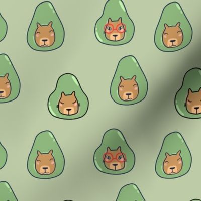 Avocado capybara