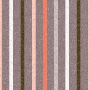 Textured Spice Oak Vertical Thin Stripes
