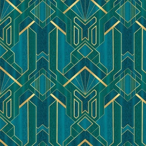 ART DECO 1920 vert de gris