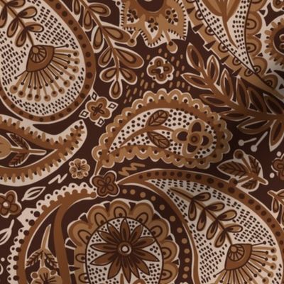 Earth Tone Paisley