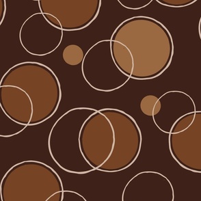 Earth Tone Dots and Circles