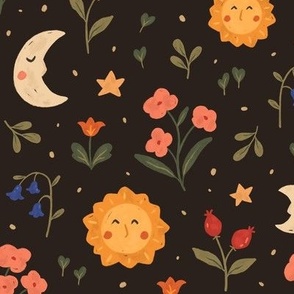 Suns Moons and Flowers
