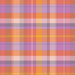 Summer Madras (15") - purple, orange, pink (ST2022SM)