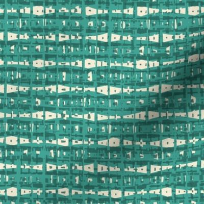   MCM Textured Horizontal Stripes - Aquamarine