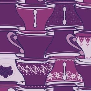 Teacup Tessellation Purple