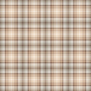 Neutral Beige, Brown, and Taupe Plaid - Small Scale for Apparel and Quilting