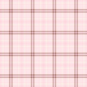 Blush Pink Plaid - Small Scale for Apparel and Quilting