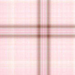 Blush Pink Plaid - Extra Large Scale for Wallpaper and Home Decor