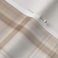 Neutral Beige and Tan Plaid - Extra Large Scale for Wallpaper and Home Decor