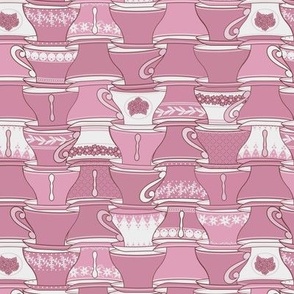 Teacup Tessellation Pink Mini