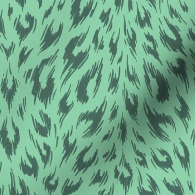 Leopard Print Duotone - Jade and Pine