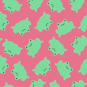 cute frogs - pink