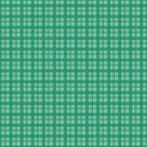 Tealish Green Plaid