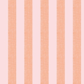 wide stripe pastel pink and orange